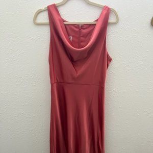 Silk Bella Bridesmaid Dress - cowl neck
